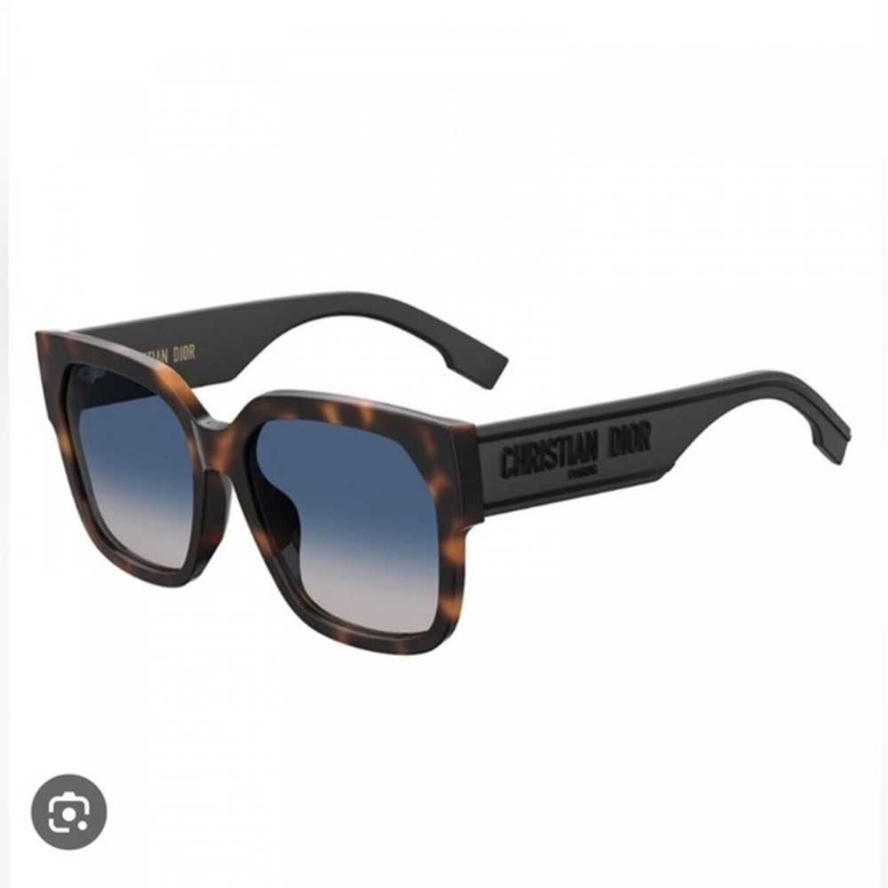 DIOR DIORID1 57-16 145 Dark Havana Tortoise Sunglasses - Picture 7 of 16